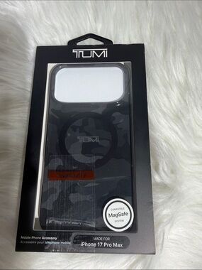 2026 Tumi Black Camouflage MagSafe Phone Case for iPhone 17 Pro Max